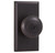 Weslock 03740I2I2SL23 Impresa Woodward Entry Lock with Adjustable Latch and Full Lip Strike Black Finish