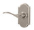 Weslock L1740UNUNSL23 Left Hand Bordeau Premiere Entry Lock with Adjustable Latch and Full Lip Strike Satin Nickel Finish