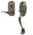 Weslock R1441-AUASL2D Right Hand Lexington 1400 Series Panic Proof Entry with Interior Bordeau Lever Antique Brass Finish