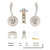 Kwikset 405BL-15 Balboa Lever Entry Door Lock with 6AL Latch and RCS Strike Satin Nickel Finish