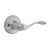 Kwikset 405BL-26D Balboa Lever Entry Door Lock with 6AL Latch and RCS Strike Satin Chrome Finish