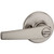 Kwikset 405DL-15 Delta Lever Entry Door Lock with 6AL Latch and RCS Strike Satin Nickel Finish