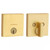 Kwikset 258SQT-740HFLSQT-4 Satin Brass Downtown Single Cylinder Deadbolt with Halifax Keyed Entry Lever