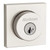 Kwikset 158SQT-720HFLSQT-15 Satin Nickel Halifax Single Cylinder Deadbolt with Halifax Passage Lever and Square Rose