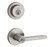 Kwikset 158RDT-740HFLRDT-15 Satin Nickel Milan Single Cylinder Deadbolt with Halifax Keyed Entry Lever and Round Rose