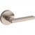 Kwikset 158RDT-720HFLRDT-15 Satin Nickel Milan Single Cylinder Deadbolt with Halifax Passage Lever and Round Rose