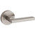 Kwikset 780-720HFLRDT-15 Satin Nickel Single Cylinder Deadbolt with Halifax Passage Lever and Round Rose