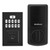 Kwikset 9260CNT-740HFLRCT-514 Contemporary SmartCode Keypad Electronic Deadbolt SmartKey with Halifax Lever with Rectangular Rose Keyed Entry Combo Matte Black Finish