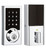 Kwikset 916CNT500-720HFLRDT-26 Z-Wave ZW500 Enabled Contemporary Smartcode Touchscreen Deadbolt with Halifax Lever and Round Rose Bright Chrome Finish