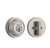 Kwikset 660RDT-740HFLRDT-15 Satin Nickel Round Single Cylinder Deadbolt with Halifax Keyed Entry Lever and Round Rose