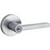 Kwikset 660RDT-740HFLRDT-26D Satin Chrome Round Single Cylinder Deadbolt with Halifax Keyed Entry Lever and Round Rose