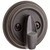 Kwikset 980-740MILRDT-11P Venetian Bronze Single Cylinder Deadbolt with Milan Keyed Entry Lever and Round Rose