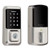 Kwikset 939WIFITSCR-720SALSQT-15 Halo Wi-Fi Enabled Smart Lock Deadbolt with Touchscreen and Singapore Lever with Square Rose Satin Nickel Finish