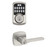 Kwikset 942BLE-740TPLMDT-15 Aura Bluetooth Keypad Electronic Deadbolt with Tripoli Keyed Lever with Midtown Rose Satin Nickel Finish