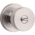 Kwikset 780-740PSKRDT-15 Satin Nickel Single Cylinder Deadbolt with Pismo Keyed Entry Knob and Round Rose