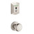 Kwikset 959TRLFPRT-720H-15 Halo Touch Traditional Fingerprint Deadbolt with Built-in Wifi and Hancock Passage Knob Satin Nickel Finish