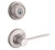 Kwikset 660RDT-200LRLRDT-15 Satin Nickel Round Single Cylinder Deadbolt with Ladera Passage Lever and Round Rose