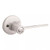Kwikset 780-405LRLRDT-15 Satin Nickel Single Cylinder Deadbolt with Ladera Keyed Entry Lever and Round Rose