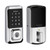 Kwikset 939WIFITSCR-405LRLSQT-26 Halo Wi-Fi Enabled Smart Lock Deadbolt with Touchscreen and Ladera Keyed Entry Lever with Square Rose Polished Chrome Finish