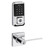 Kwikset 939WIFITSCR-405LRLSQT-26 Halo Wi-Fi Enabled Smart Lock Deadbolt with Touchscreen and Ladera Keyed Entry Lever with Square Rose Polished Chrome Finish