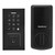 Kwikset 9270CNT-200LRLSQT-514 Contemporary SmartCode Touchpad Electronic Deadbolt SmartKey With Ladera Passage Lever and Square Rose Matte Black Finish