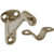 Donjo 135-620 Antique Nickel Solid Brass Handrail Bracket