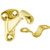 Donjo 135-605 Polished Brass Solid Brass Handrail Bracket Donjo 135-605 Polished Brass Solid Brass Handrail Bracket