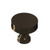 Colonial Bronze 57710B 577 Series 1" Cabinet Knob with Single Knurl Oil Rubbed Bronze Finish