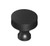 Colonial Bronze 583M19 583 Series 1" Cabinet Knob with Coining Matte Satin Black Finish