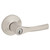 Kwikset 780-405HYL-15 Satin Nickel Single Cylinder Deadbolt with Henley Keyed Entry Lever
