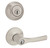 Kwikset 980-405HYL-15 Satin Nickel Single Cylinder Deadbolt with Henley Keyed Entry Lever