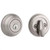 Kwikset 980-740TNL-15 Satin Nickel Single Cylinder Deadbolt with Tustin Keyed Entry Lever