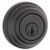 Kwikset 980-740TNL-514 Matte Black Single Cylinder Deadbolt with Tustin Keyed Entry Lever