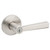 Kwikset 980-740TDL-15 Satin Nickel Single Cylinder Deadbolt with Trafford Keyed Entry Lever