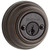 Kwikset 985-740H-11P Venetian Bronze Double Cylinder Deadbolt with Hancock Keyed Entry Knob