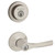 Kwikset 158RDT-405HYL-15 Satin Nickel Milan Single Cylinder Deadbolt with Henley Keyed Entry Lever