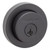 Kwikset 158RDT-740MILRDT-514 Matte Black Milan Single Cylinder Deadbolt with Milan Keyed Entry Lever and Round Rose