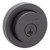 Kwikset 158RDT-740MILRDT-514 Matte Black Milan Single Cylinder Deadbolt with Milan Keyed Entry Lever and Round Rose