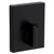 Kwikset 258RCT-740PVLRCT-514 Matte Black Rectangular Single Cylinder Deadbolt with Prava Keyed Entry Lever