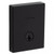 Kwikset 258RCT-740PVLRCT-514 Matte Black Rectangular Single Cylinder Deadbolt with Prava Keyed Entry Lever