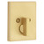 Kwikset 258RCT-740MALRCT-4 Satin Brass Rectangular Single Cylinder Deadbolt with Mirada Keyed Entry Lever Kwikset 258RCT-740MALRCT-4 Satin Brass Rectangular Single Cylinder Deadbolt with Mirada Keyed Entry Lever