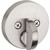 Kwikset 258RDT-740TDL-15 Satin Nickel Uptown Single Cylinder Deadbolt with Trafford Keyed Entry Lever
