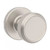 Kwikset 200MNKRDT-15 Maven Knob Round Rose Passage Door Lock with 6AL Latch and RCS Strike Satin Nickel Finish