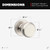 Kwikset 488MNKRDT-15 Maven Knob Round Rose Half Dummy Lock Satin Nickel Finish