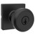 Kwikset 400MNKSQT-514S Maven Knob Square Rose Entry Door Lock SmartKey with 6AL Latch and RCS Strike Matte Black Finish Kwikset 400MNKSQT-514S Maven Knob Square Rose Entry Door Lock SmartKey with 6AL Latch and RCS Strike Matte Black Finish