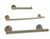 Amerock ARRONDIBBZ2 Bathroom Kit with BH26540BBZ Tissue Roll Holder BH26546BBZ Towel Bar BH26543BBZ Towel Bar Golden Champagne Finish