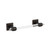 Amerock BH36065CORB Glacio 8" Towel Bar Clear by Oil Rubbed Bronze Finish
