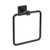 Amerock BH36072MB Appoint Towel Ring Matte Black Finish