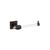 Amerock BH36061CORB Glacio Euro Tissue Roll Holder Clear by Oil Rubbed Bronze Finish