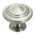 Amerock BP1586G10-2PACK Pack of 2 1-5/16" (33 mm) Diameter Inspirations Cabinet Knob Satin Nickel Finish